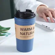 1pc Creative Large Capacity Letter Water Cup with Lid