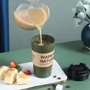 1pc Creative Large Capacity Letter Water Cup with Lid