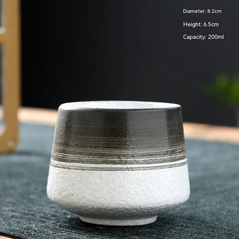 Retro Stoneware Ceramic Cup